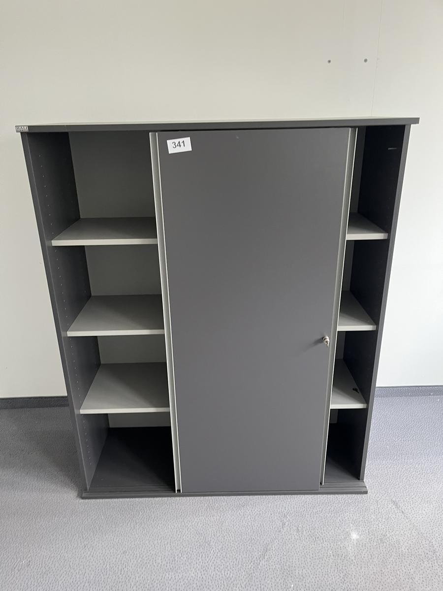 HALI Aktenschrank mit Schiebet&uuml;ren 120x150 cm 4 Ordnerh&ouml;hen