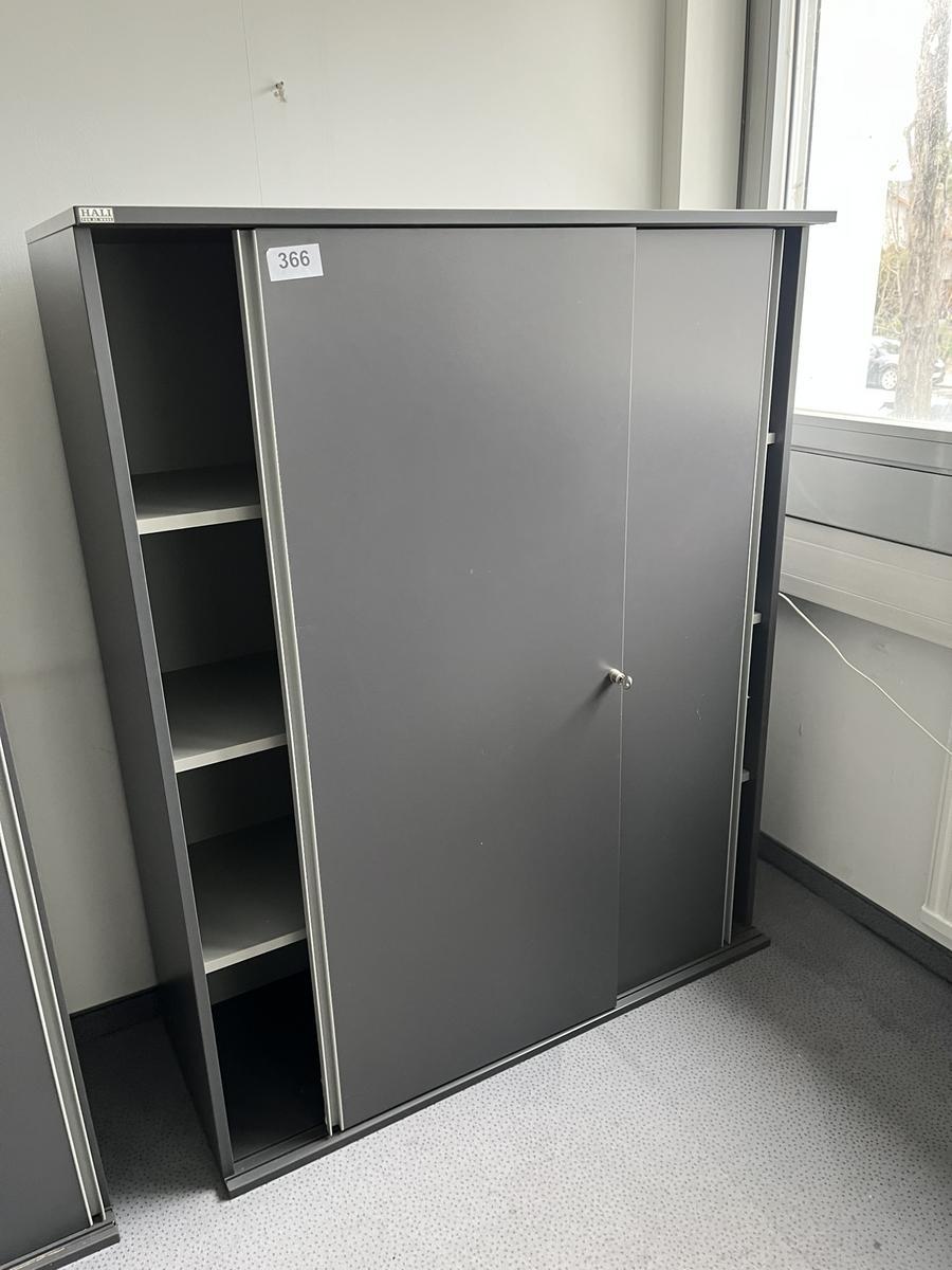 HALI Aktenschrank mit Schiebet&uuml;ren 120x150 cm 4 Ordnerh&ouml;hen