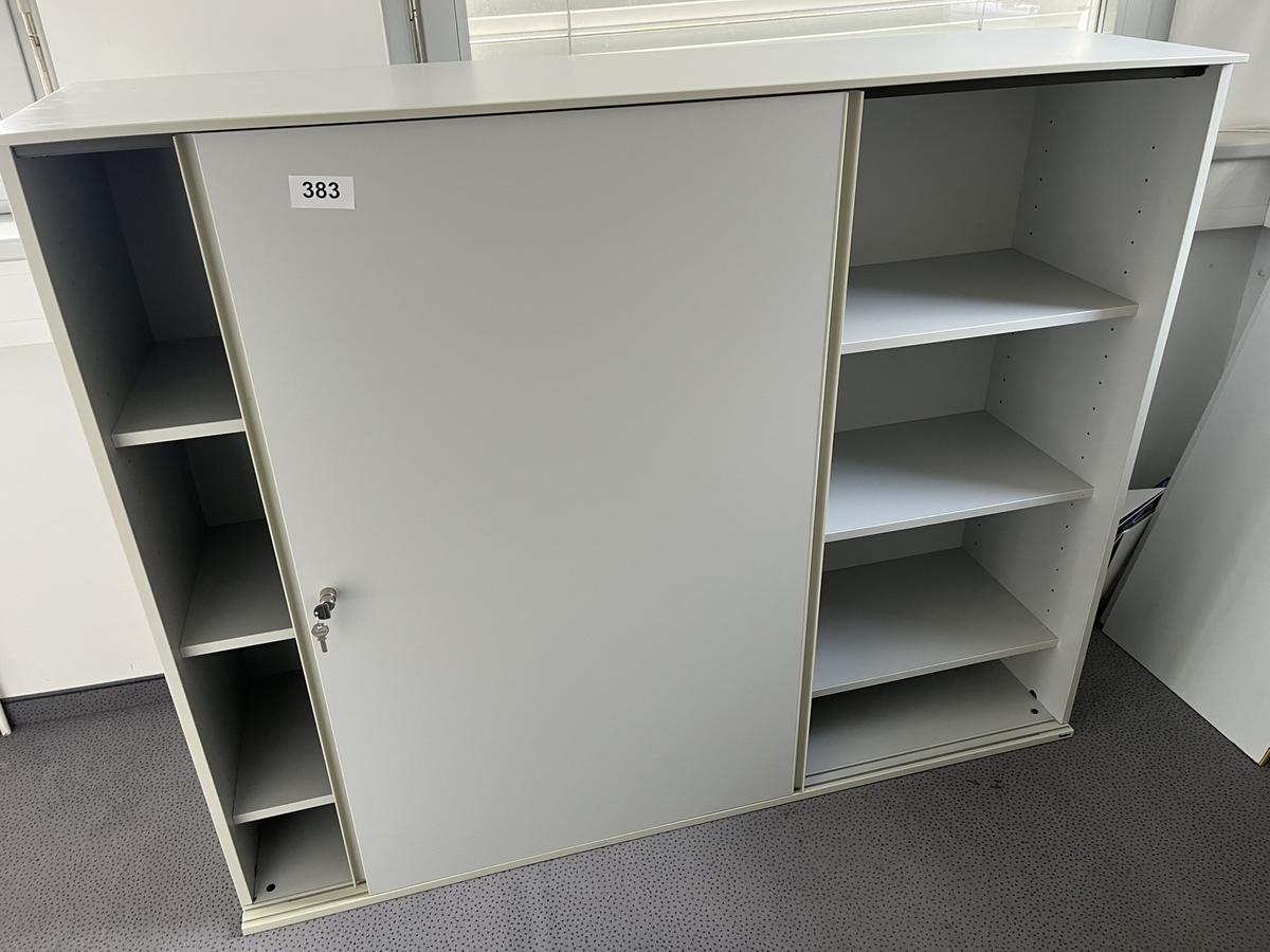 HALI Aktenschrank mit Schiebet&uuml;ren 160x120 cm 3 Ordnerh&ouml;hen