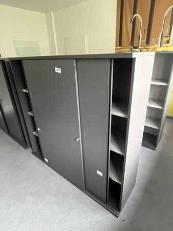HALI Aktenschrank mit Schiebet�ren 160x150 cm 4 Ordnerh�hen