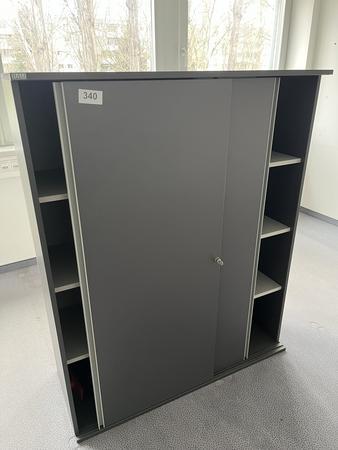 HALI Aktenschrank mit Schiebet�ren 120x150 cm 4 Ordnerh�hen
