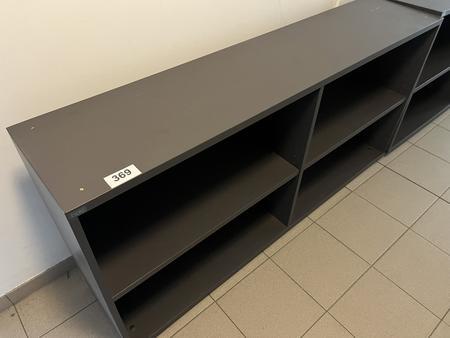 HALI offener Aktenschrank 2 Ordnerh�hen 160/35/85 cm