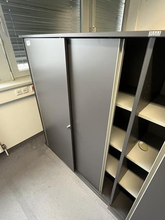 HALI Aktenschrank mit Schiebet�ren 120x150 cm 4 Ordnerh�hen