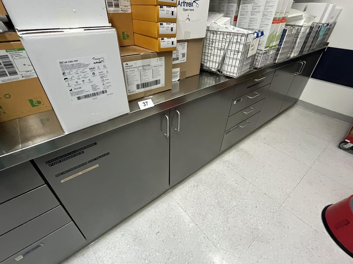 Edelstahl Arbeitstischmodul, 310x60x85cm, mit Laden?d=2026-03-13 22:43:10