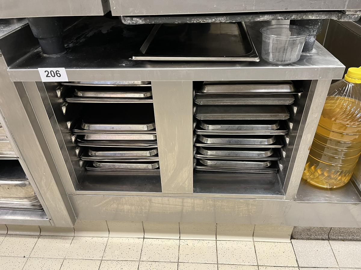 Edelstahl Unterbauschrank ca.85/72/68 cm