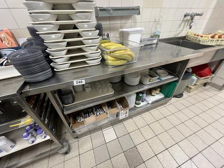 Edelstahlmodul ca. 160/70/90 cm