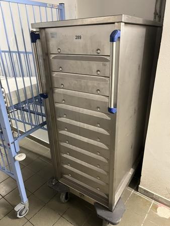 BLANCO TTW 20 Tablett-Transportwagen  2/10 , 100/60/155 cm