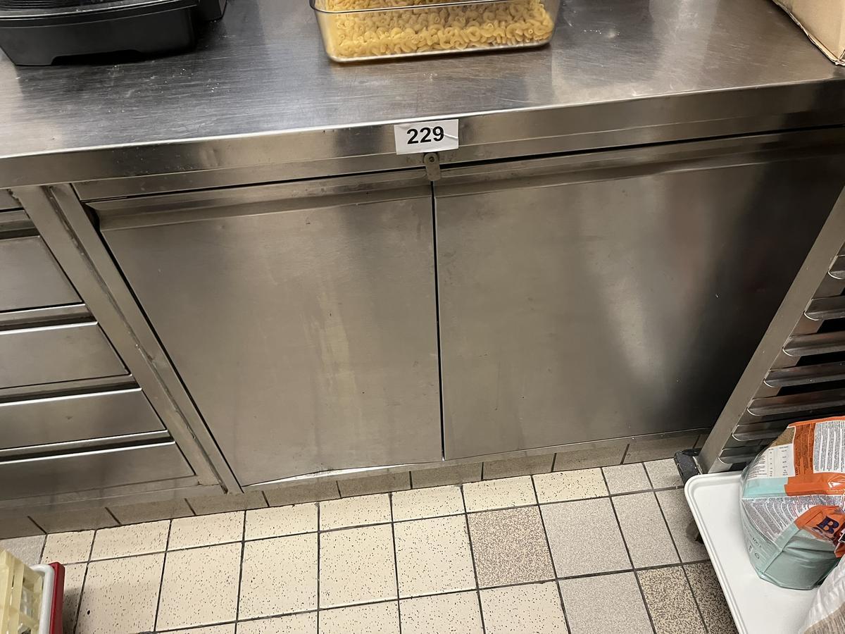 Edelstahl Arbeitsmodul inklusive Sp&uuml;lbecken mit Unterbauschrank 240/70/90 cm?d=2026-03-23 22:21:47