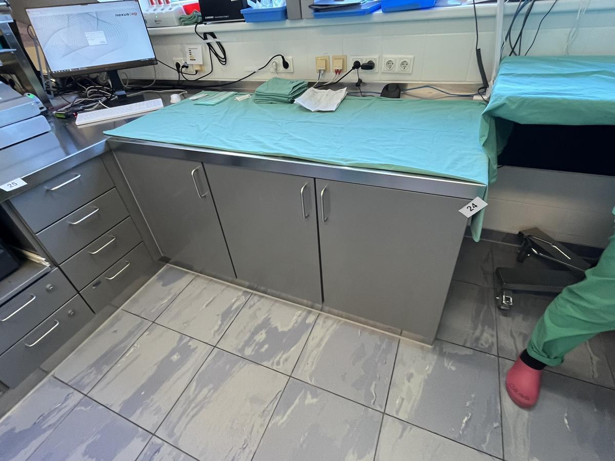 Edelstahl Arbeitstischmodul, 155x90x85cm?d=2026-03-23 20:20:53