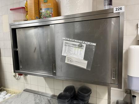 Edelstahl-H�ngeschrank ca. 120/40/60 cm