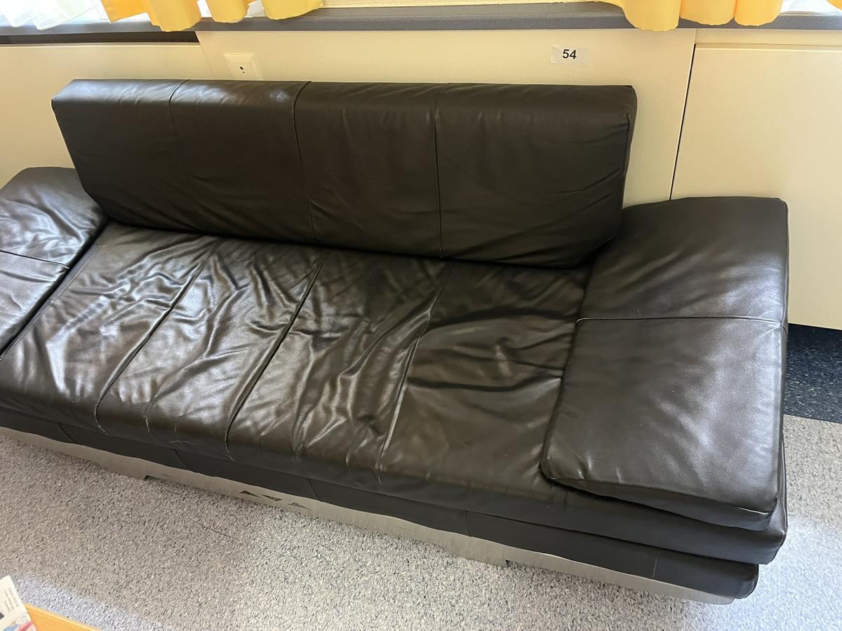 Ledersofa, 200x70x80cm