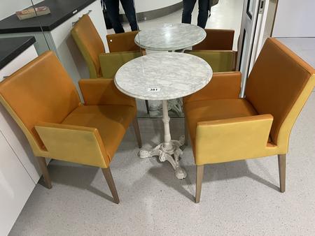 Besuchertisch ca. 60 cm mit 3 St�hlen