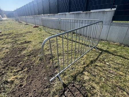 20 Stk. Absperrgitter verzinkt ca. 230x110cm, fabriksneu
