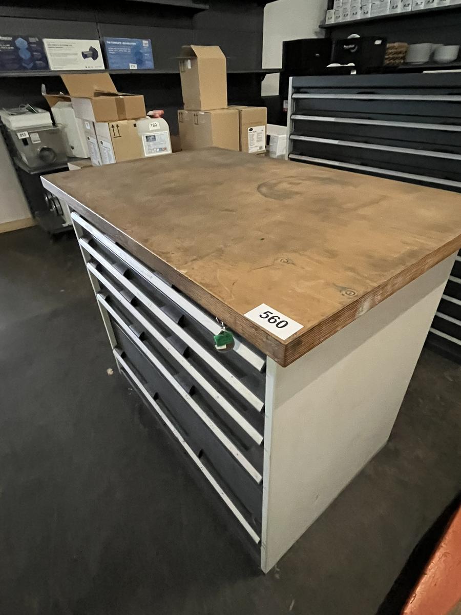 BOTT Werkzeug-,Ausgzugsladenschrank 5 Laden , Fachlast 75 kg, 117/75/95 cm