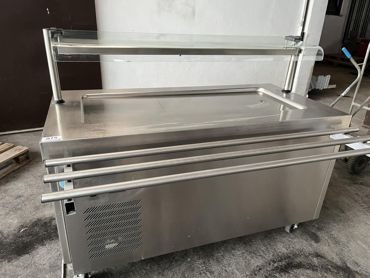 RIEBER K&uuml;hlbuffet mit Aggregat steckerfertig Modular - mobil 160/110/127 cm