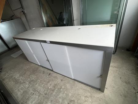 Barverbau mit Aufsatz 230/74/90 cm - Aufsatz 230/115 cm