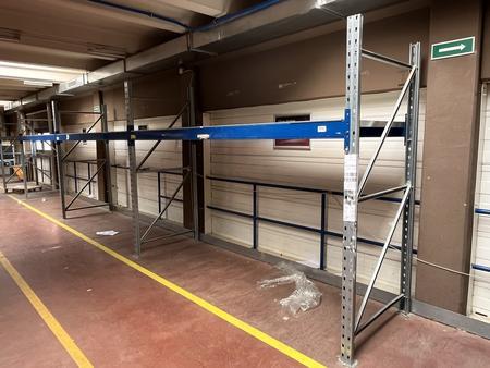 12 lfm BITO Schwerlastregal 5 Stk.Steher 248/110 cm plus 8 Stk.Balken ca.2500 kg Tragkraft