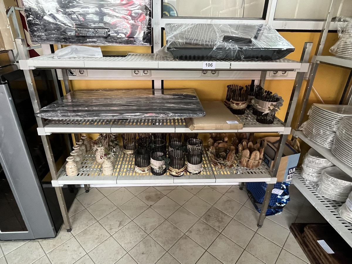 K&uuml;hlhausregal, ca. 160x40x142cm