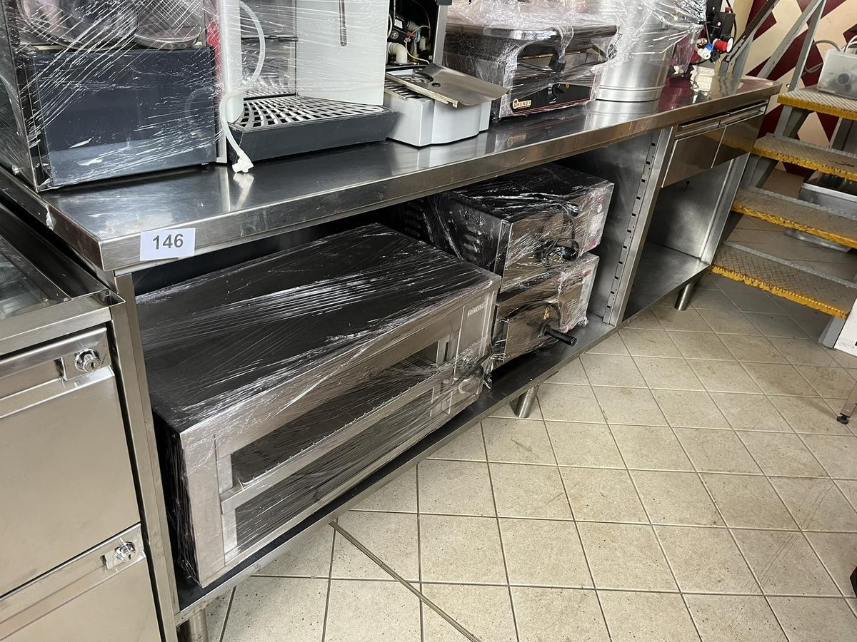 Niro Anrichte mit Schubladen, ca. 244x70x94cm, Unterteil offen?d=2026-03-30 21:33:49