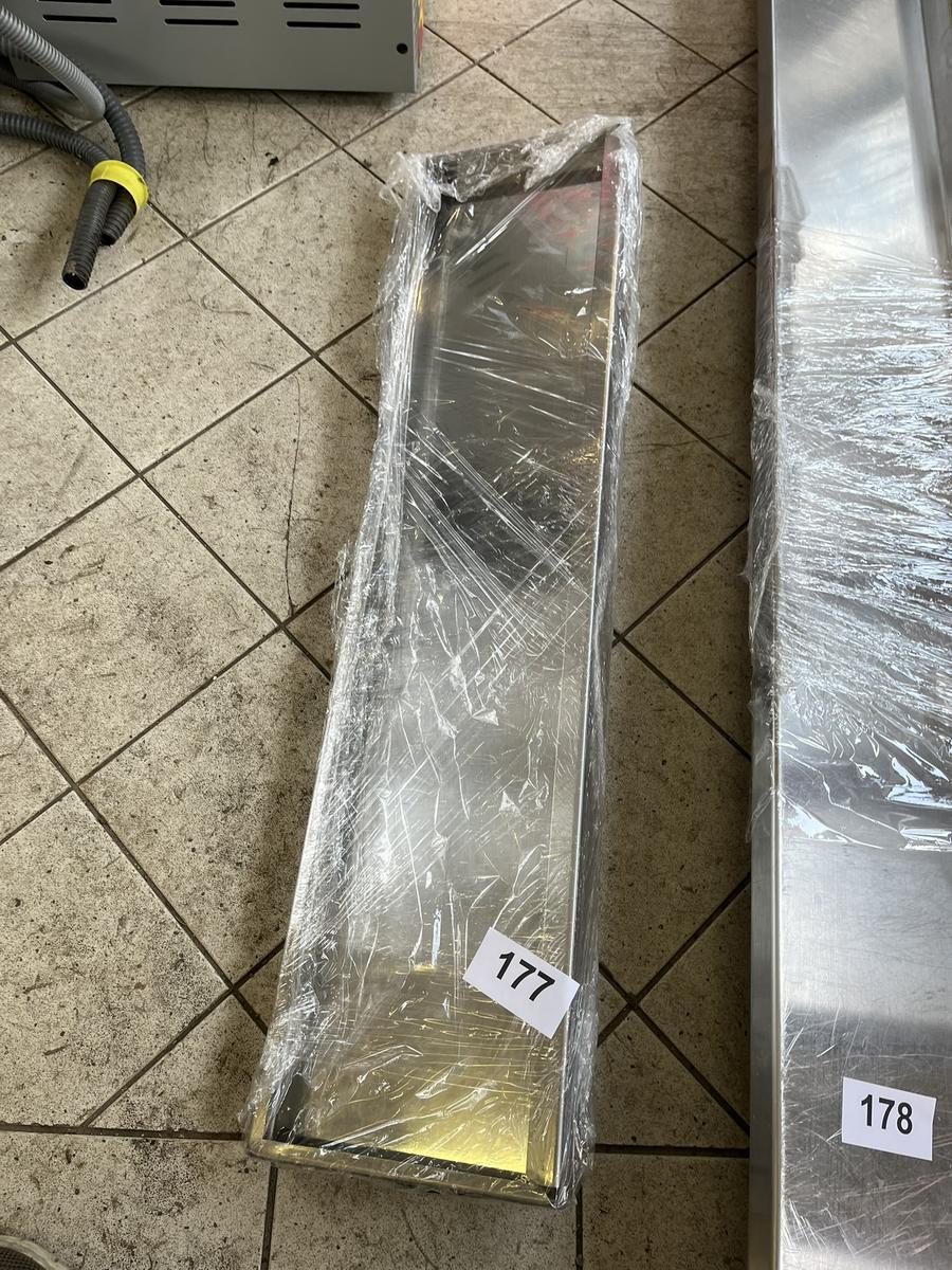 Edelstahlwandregal, ca. 90x21cm