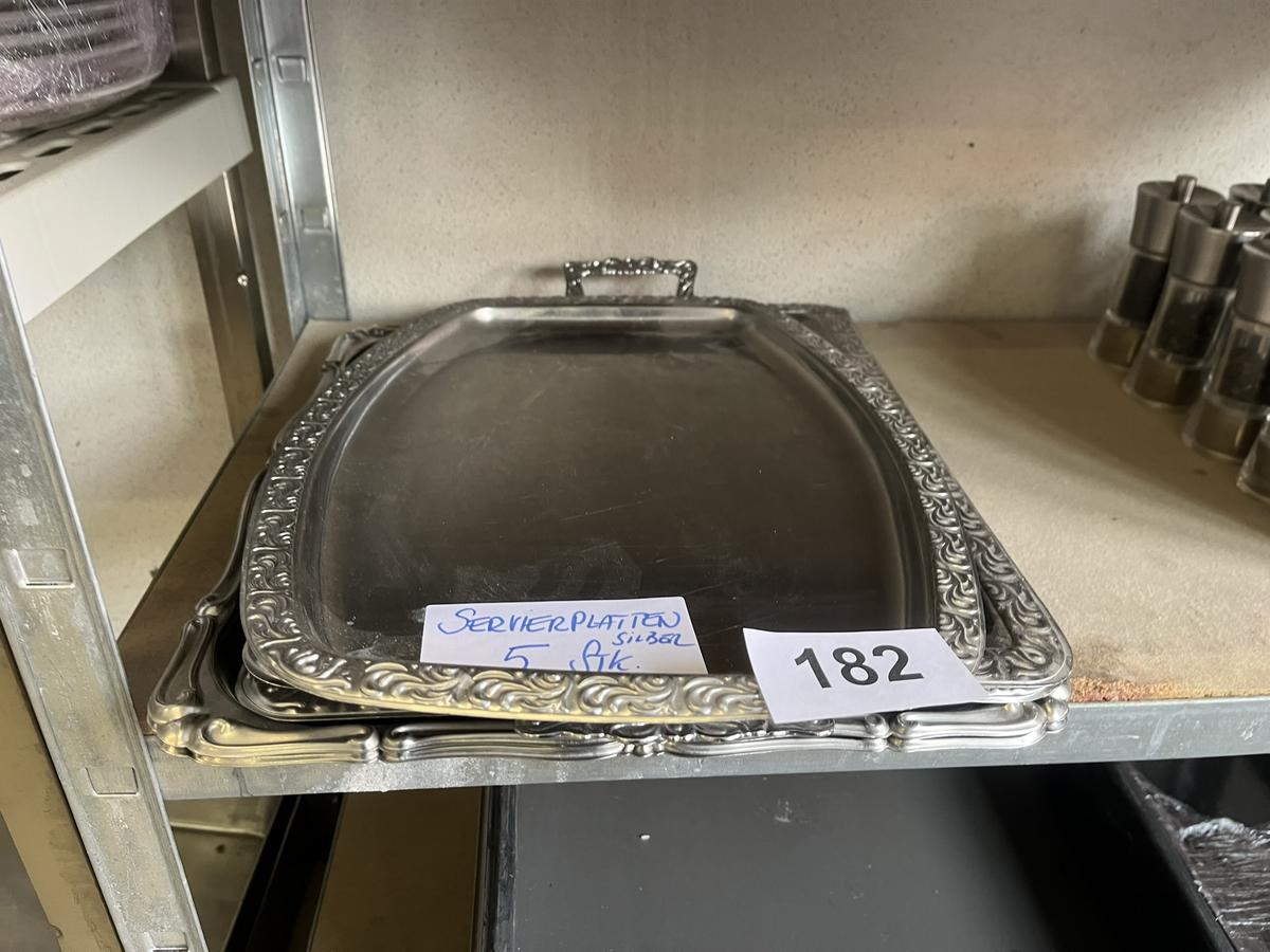 5 Stk. Servierplatten