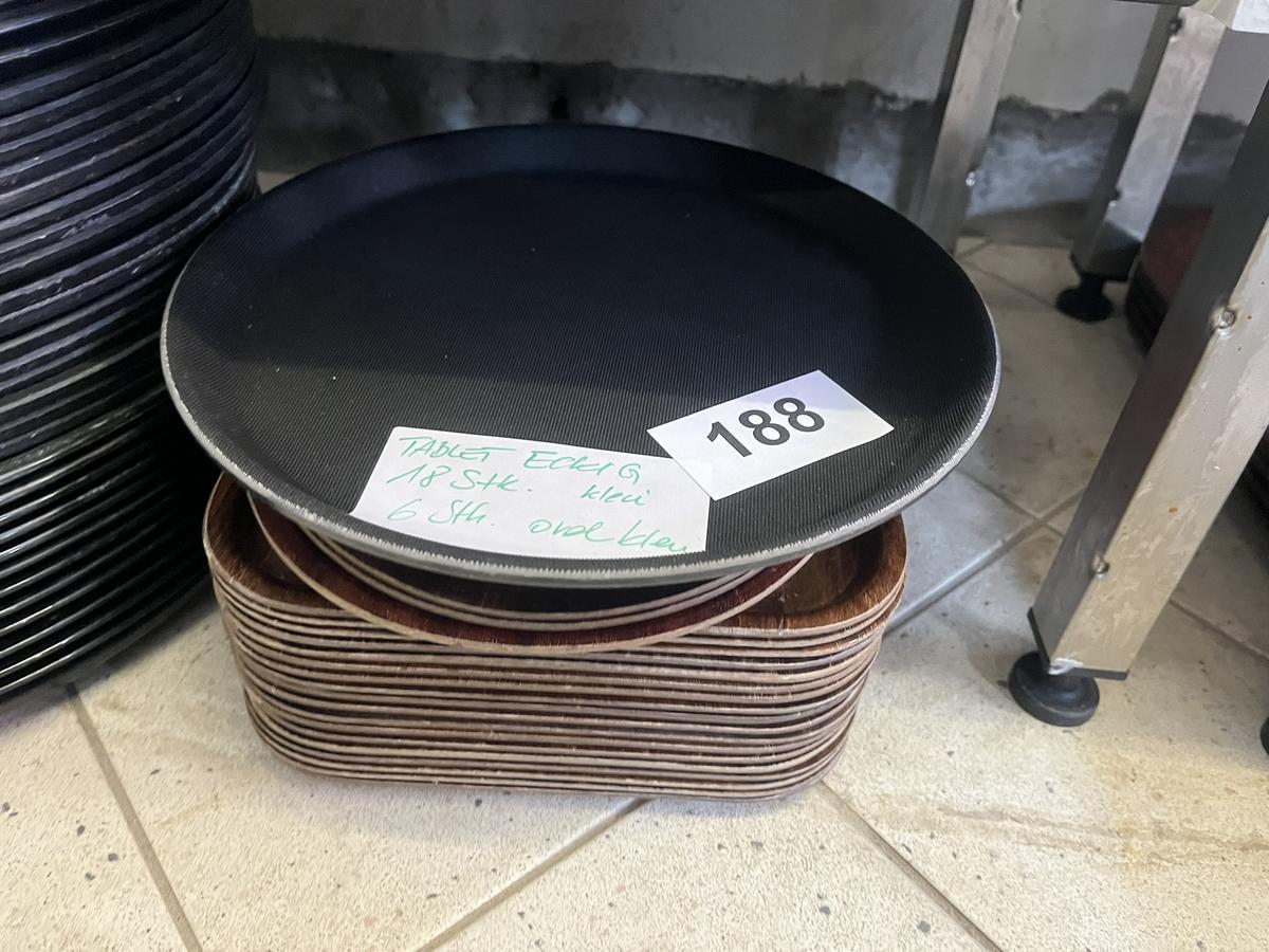 18 Stk. Servierplaten 33x23cm