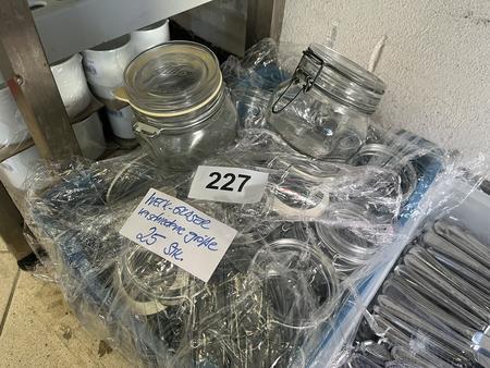 25 Stk. Einmachgläser, gemischte Größen 25 Stk. Einmachgläser, gemischte Größen