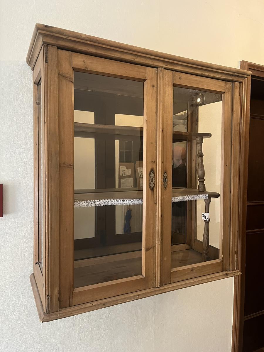Wandvitrine ohne Schl&uuml;ssel, 85 x 35 x 90