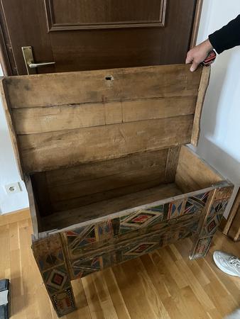 Bauerntruhe, 97 x 46 x 65