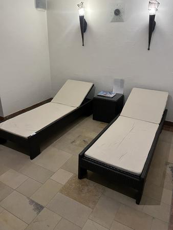 7 Stk. Rattan Liegest�hle