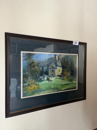 Bild, Stille Nacht Kapelle B�ck Stein, 80 x 60