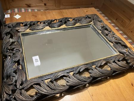 Spiegel, Holzrahmen 64 x 90 x 10