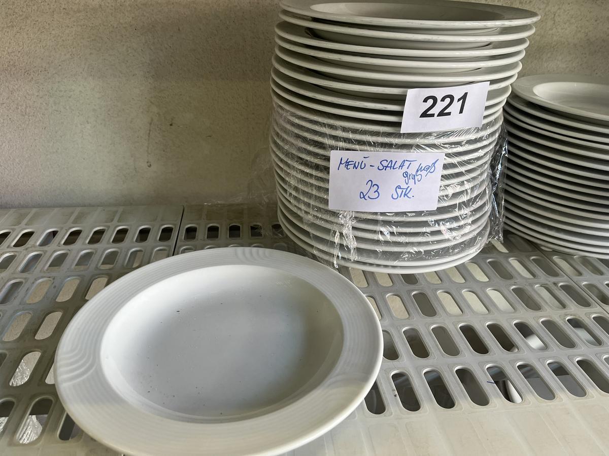 23 Stk. Salatteller, 23cm DM
