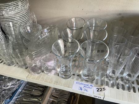 34 Stk. Eisbecher, gemischt 34 Stk. Eisbecher, gemischt