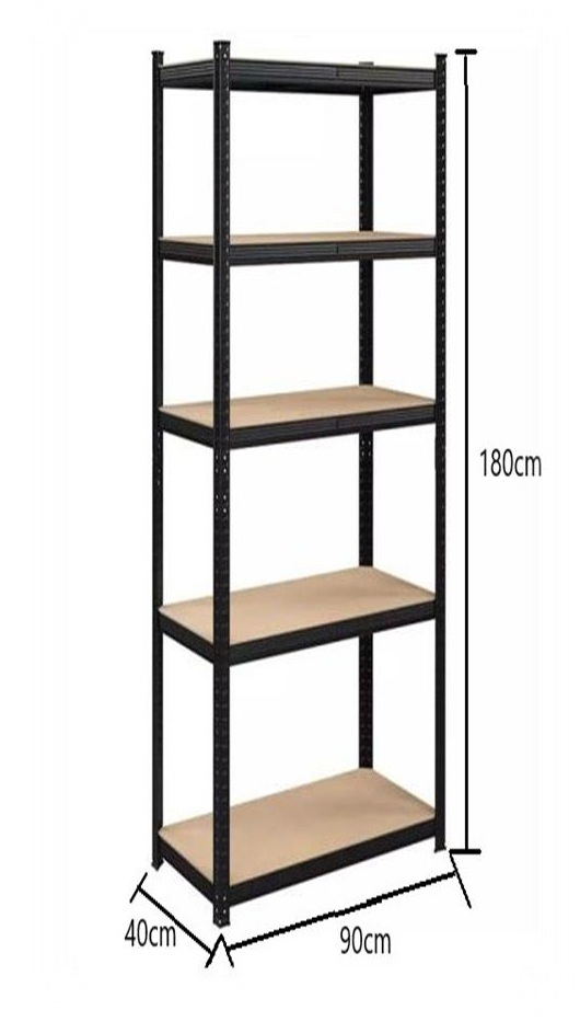 Schwerlastregal, schwarz, 90x40x180 cm?d=2026-04-22 15:15:22