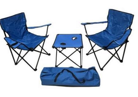 Camping Set bestehend aus 2 Sessel und 1 Tisch