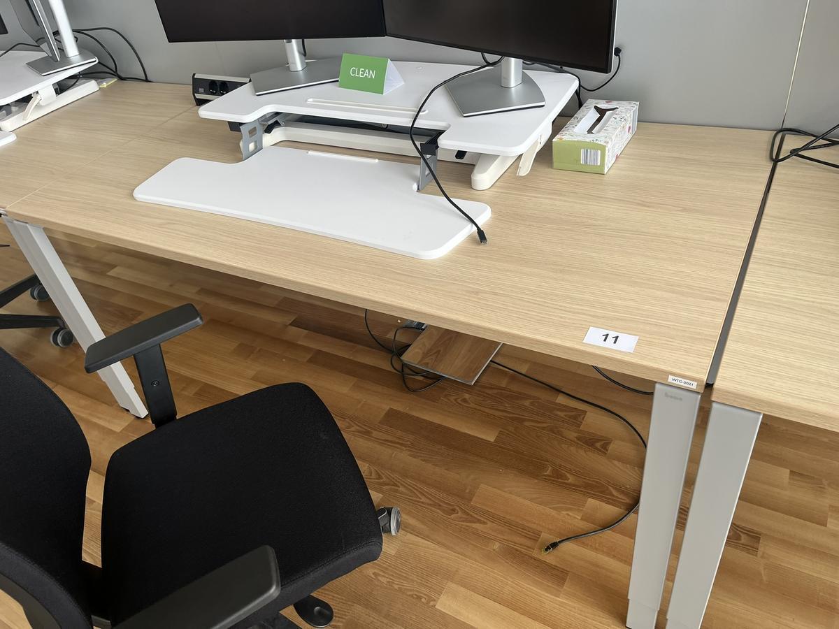 BENE Schreibtisch ohne R&uuml;ckwand 160 x 80 cm