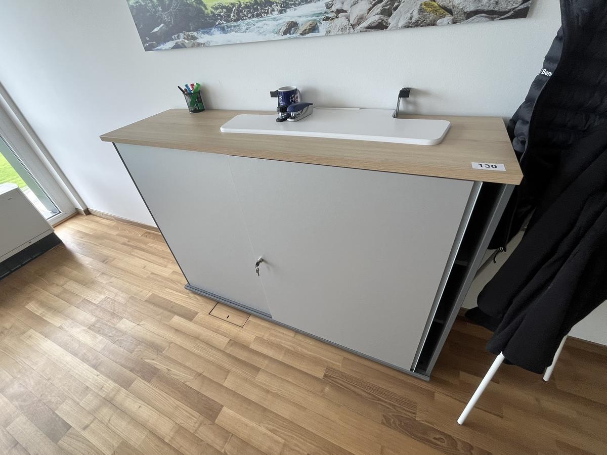 Aktenschrank BENE 160x110 cm 3 Ordnerh&ouml;hen mit Schiebet&uuml;ren