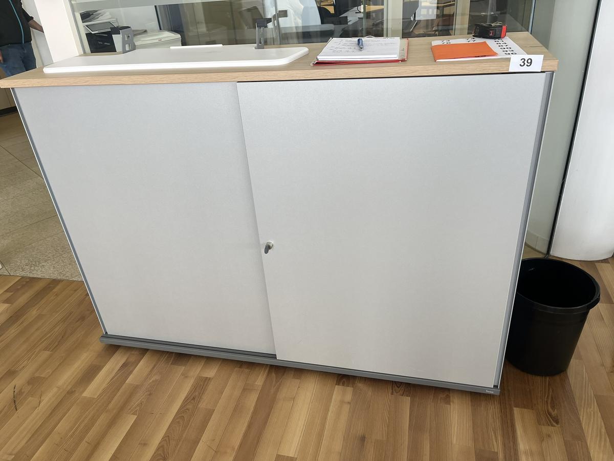 Aktenschrank BENE 160x110 cm 3 Ordnerh&ouml;hen mit Schiebet&uuml;ren