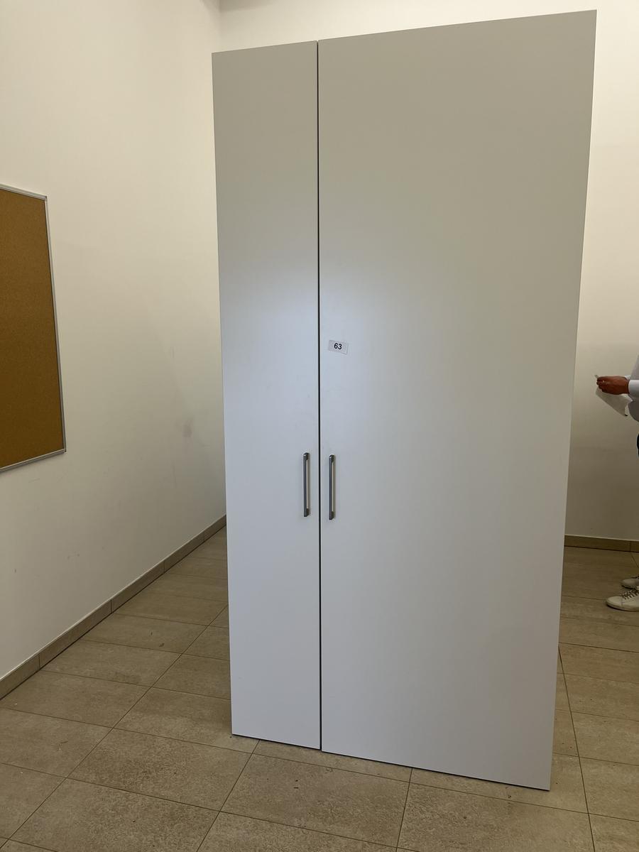 Putz-,Stauraumschrankmodul 120/82/250 cm mit Doppelt&uuml;re