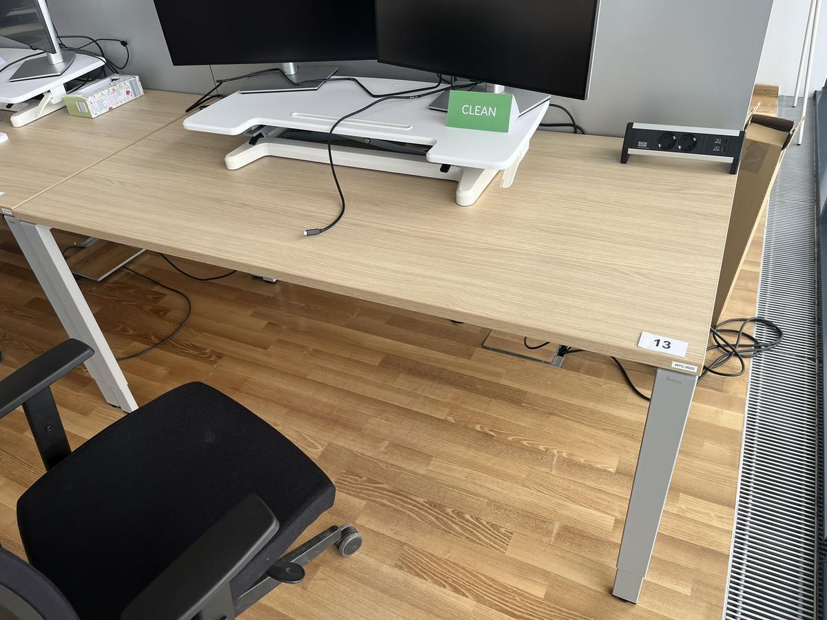 BENE Schreibtisch ohne R&uuml;ckwand 160 x 80 cm