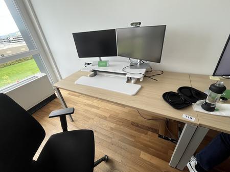 BENE Schreibtisch ohne R�ckwand 160 x 80 cm