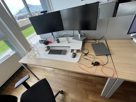 BENE Schreibtisch ohne R�ckwand 160 x 80 cm