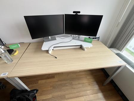 BENE Schreibtisch mit R�ckwand 160 x 80 cm