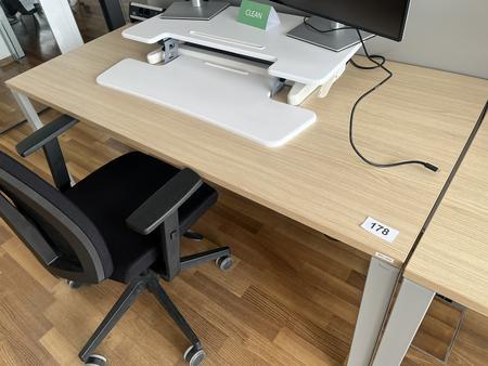 BENE Schreibtisch ohne R�ckwand 160 x 80 cm