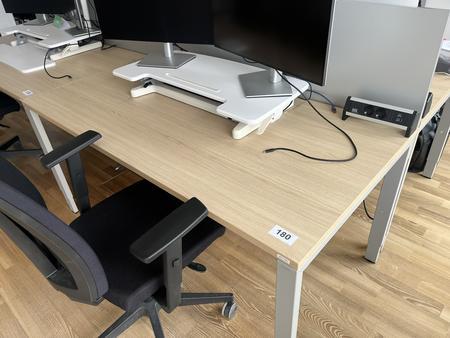 BENE Schreibtisch ohne R�ckwand 160 x 80 cm