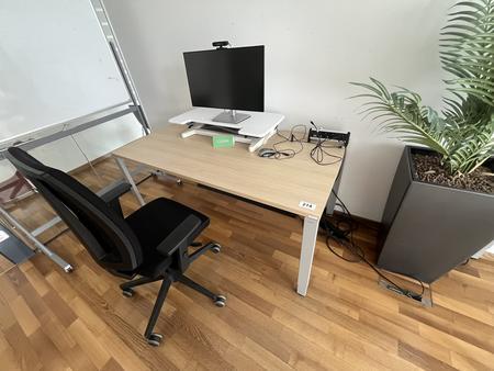 BENE Schreibtisch ohne R�ckwand 160 x 80 cm