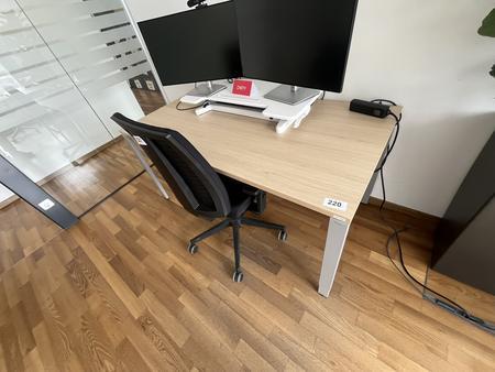 BENE Schreibtisch ohne R�ckwand 160 x 80 cm