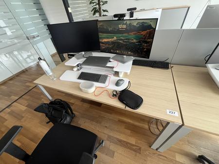 BENE Schreibtisch ohne R�ckwand 160 x 80 cm