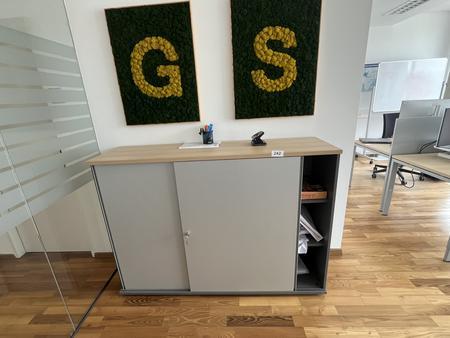 Aktenschrank BENE 160x110 cm 3 Ordnerh�hen mit Schiebet�ren